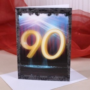 Wackelkarte zum 90. Geburtstag