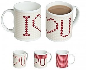 Wärmeempfindliche Herztasse