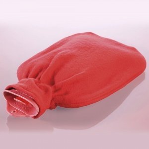 Wärmflasche mit Bezug