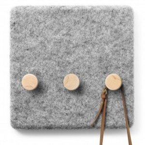 Wand-Element Felt Panel Garderobe