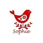 Wandaufkleber Kinderzimmer (L) bird