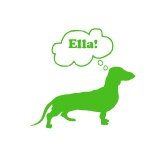 Wandaufkleber Kinderzimmer (XL) dog