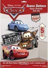 Wanddeko Disney Cars Happy Birthday