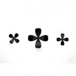 Wanddeko Wallflower 470040-040 schwarz v