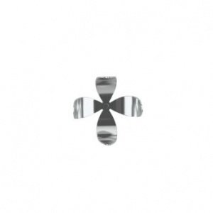 Wanddeko Wallflower 470041-158 chrom von