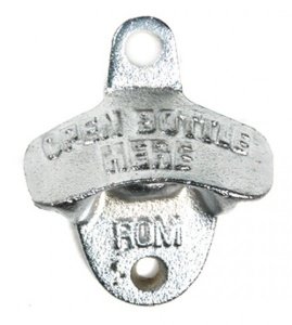 Wandflaschenöffner Open Bottle Here