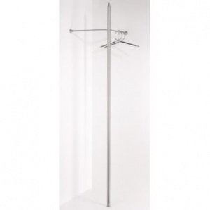 Wandgarderobe / Eckgarderobe Edelstahl 4