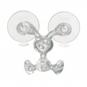 Wandhaken Bunny transparent klar
