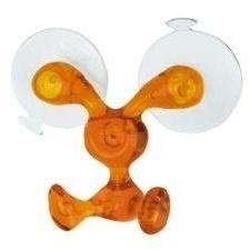 Wandhaken Bunny transparent orange