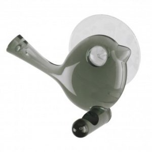 Wandhaken Pi:p transparent anthrazit