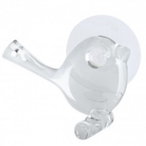 Wandhaken Pi:p transparent klar