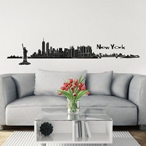 Skyline Wandaufkleber New York