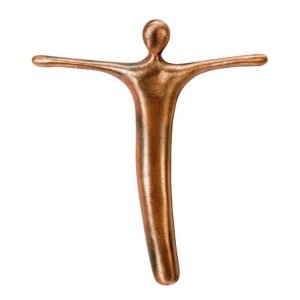 Wandkreuz aus Zinnbronze