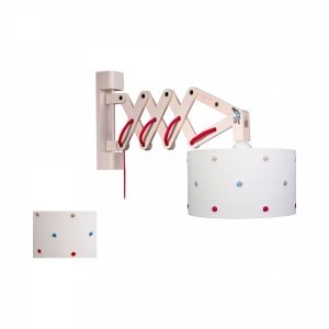 Wandleuchtte Schere Punkte we