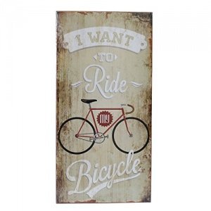 Holzschild -I want to ride my...-
