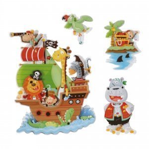 Wandsticker 3-D "Pirat"