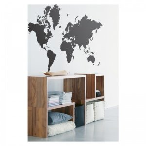 Wandsticker World Map von Ferm Living