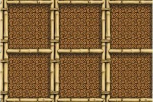 Wandszenario *Bambushütte*