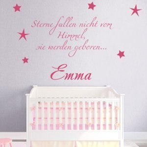 Wandtattoo mit Namen - 9230