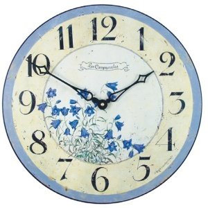 Wanduhr "Bluebells"