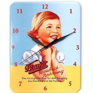 Wanduhr `Brandt Zwieback`