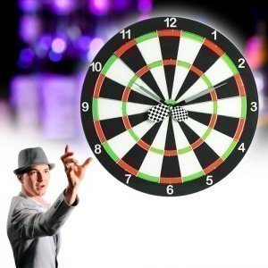 Wanduhr - Dart Scheibe