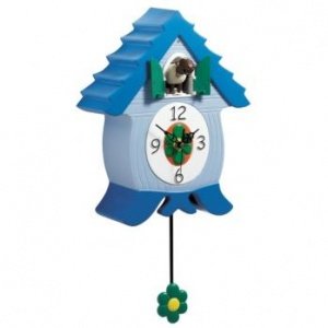 Wanduhr EWECOO Schaf 70102 als Deko-Obje