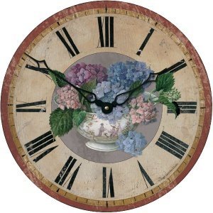 Wanduhr "Hydrangea"
