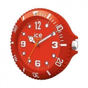 Wanduhr Ice Clock Red LWFRD