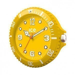 Wanduhr Ice Clock Yellow LWFYW