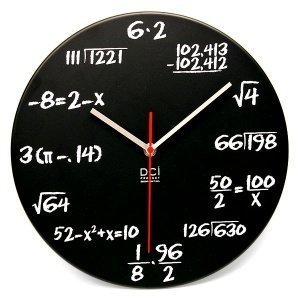 Wanduhr Mathetest