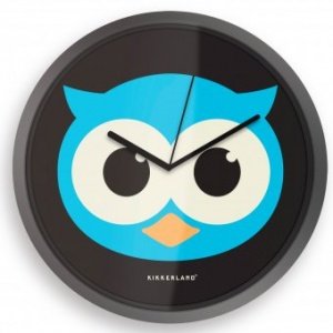 Wanduhr Night Owl