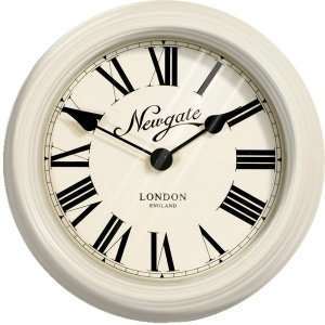 Wanduhr "Petite Gallery Roman", creme, N