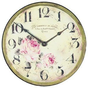Wanduhr "Pink Rose"