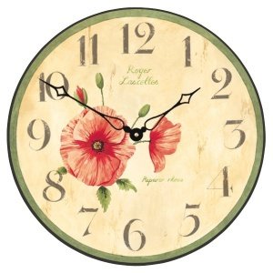 Wanduhr "Poppies"