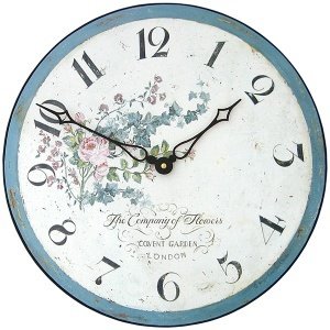 Wanduhr "The Company of Flowers"