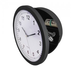 Wanduhr *Versteckter Tresor*