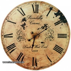 Wanduhr im Landhausstil - Piccadilly Cir