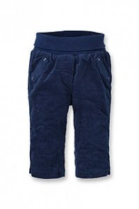 Warme Cord Stretch-Hose mit Klappbund