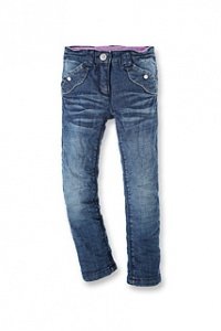 Warme Stretch-Jeans mit Verstellbund