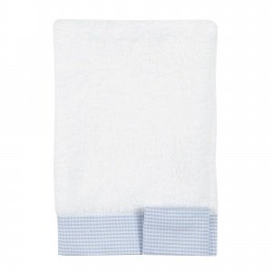 Waschandschuh Vichy bleu