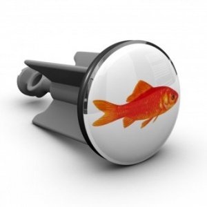 Waschbecken-Stöpsel Plopp Goldfisch