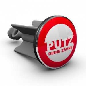 Waschbecken-Stöpsel Plopp Putz Deine Zäh