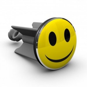 Waschbecken-Stöpsel Plopp Smily