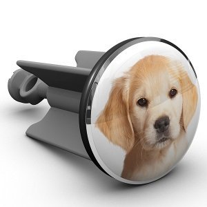 Waschbeckenstöpsel Hundewelpe