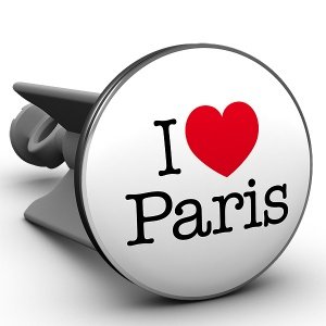 Waschbeckenstöpsel I love Paris, das Ori