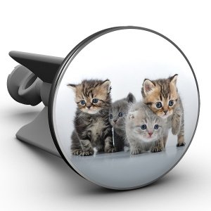 Waschbeckenstöpsel Katzenparade, das Ori