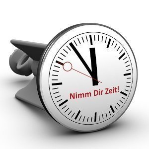 Waschbeckenstöpsel Nimm Dir Zeit!, das O