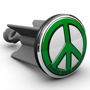 Waschbeckenstöpsel Peace