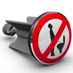 Waschbeckenstöpsel Pinkelmännchen